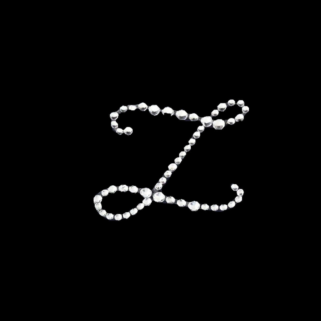 12 Pack 1.5" Clear Rhinestone Monogram Letter Jewel Sticker Self Adhesive DIY Diamond Decor - Z