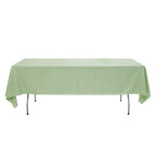 Polyester 60"x126" Rectangle Tablecloth Sage Green - Wrinkle-Resistant Table Cover