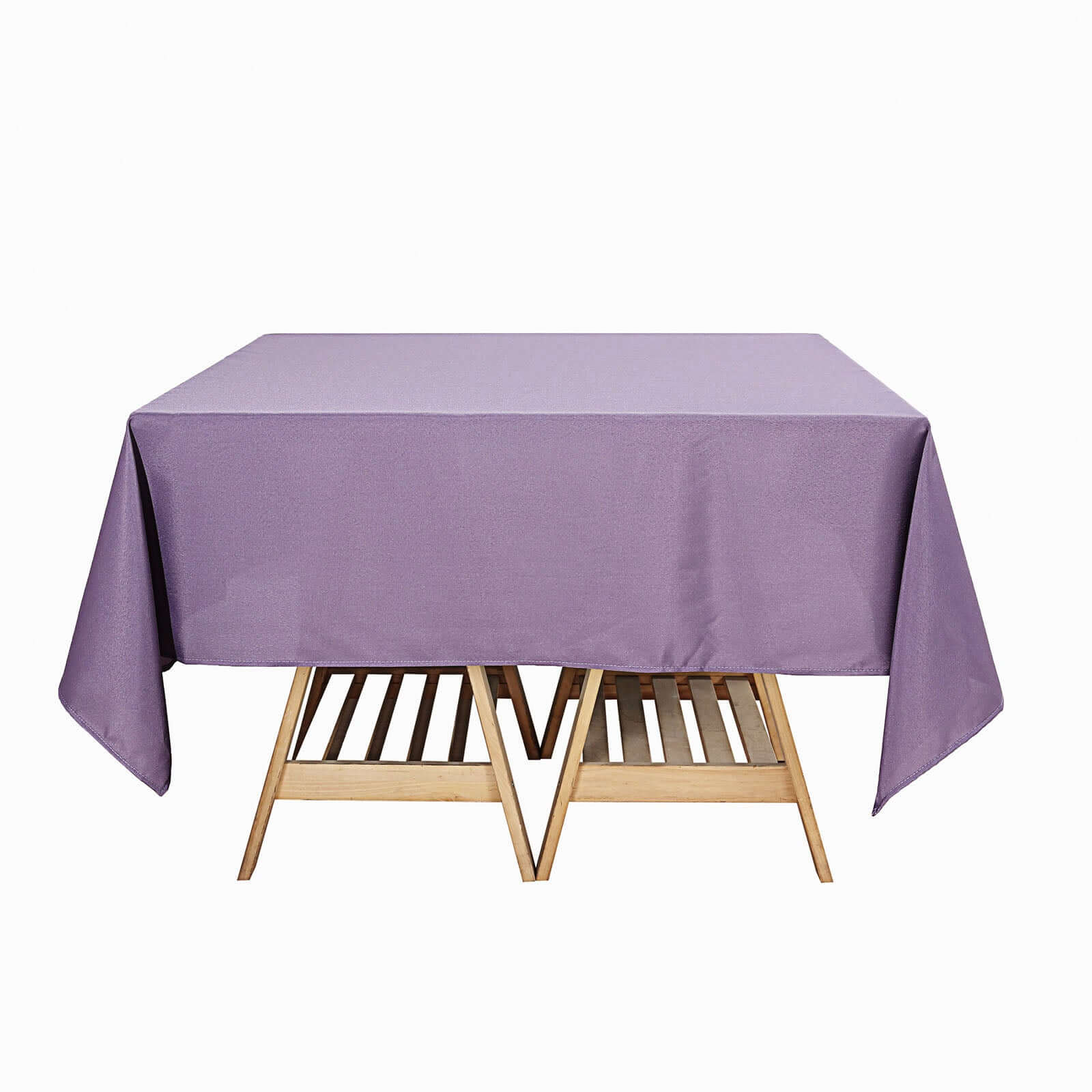 Polyester Square 70"x70" Tablecloth Violet Amethyst - Wrinkle-Resistant & Durable Table Cover