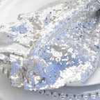 Sequin 20"x20" Napkin Silver - Shimmering Dinner Napkin