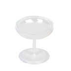 12-Pack Plastic Dessert Cup Candy Dishes Clear - Decorative Mini Pedestal Stands for Treats 2"