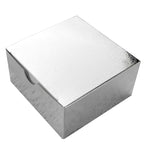 100 Pack 4"x4"x2" Silver Cake Cupcake Party Favor Gift Boxes, DIY