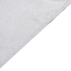 Polyester 90"x132" Rectangle Tablecloth Silver - Seamless Wrinkle-Resistant Table Cover