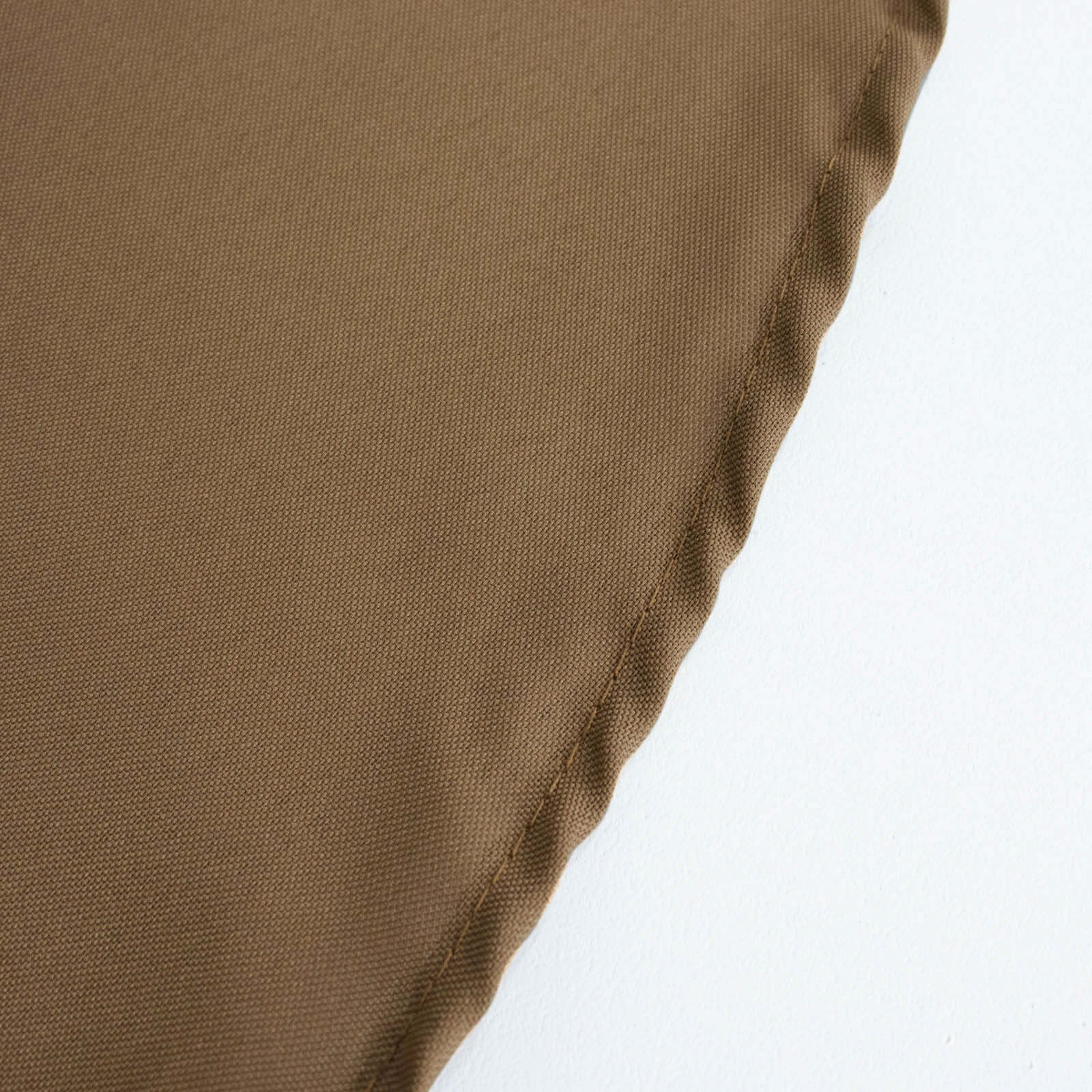 Polyester 70"x70" Table Overlay Square Tablecloth Taupe - Wrinkle-Resistant & Durable Table Cover