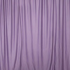 2 Pack Violet Amethyst Scuba Polyester Event Curtain Drapes, Durable Flame Resistant Backdrop Event Panels Wrinkle Free with Rod Pockets - 10ftx10ft