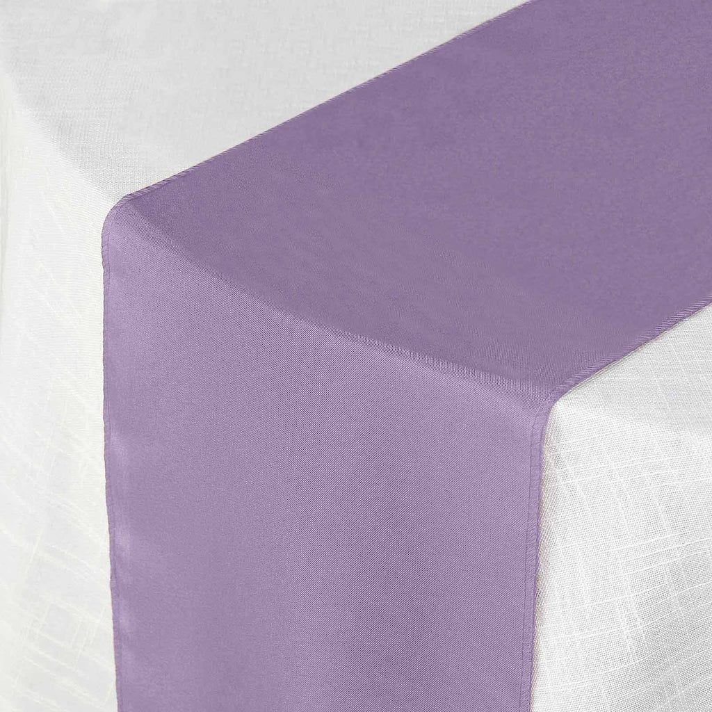 Polyester 12"x108" Table Runner Violet Amethyst - Durable & Wrinkle-Resistant Table Decor