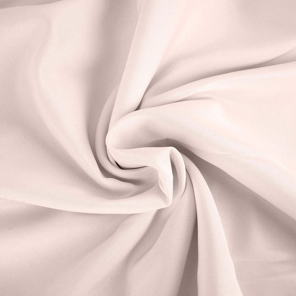 Polyester 90"x156" Rectangle Tablecloth Blush - Seamless Wrinkle-Resistant Table Cover
