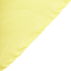 Polyester 90" Round Tablecloth Yellow - Stain & Wrinkle-Resistant Table Cover