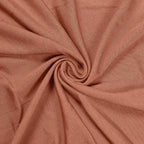 Stretch Spandex 96"x30" Rectangle Table Cover Terracotta (Rust) - Durable Form-Fitting Tablecloth