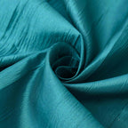 Taffeta 72"x72" Table Overlay Square Tablecloth Peacock Teal - Accordion Crinkle Table Cover - Bell Racket Store