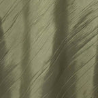 Taffeta 90"x90" Table Overlay Square Tablecloth Dusty Sage Green - Accordion Crinkle Table Cover - Bell Racket Store