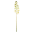 2 Stems 40" Tall Cream Artificial Silk Orchid Flower Bouquets