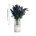 12 Stems Navy Blue Artificial Silk Babys Breath Flower Bushes Spray