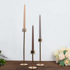 3-Pack LED Decorative Lighting Warm Flickering Mixed Natural - Flameless Taper Candles 11"