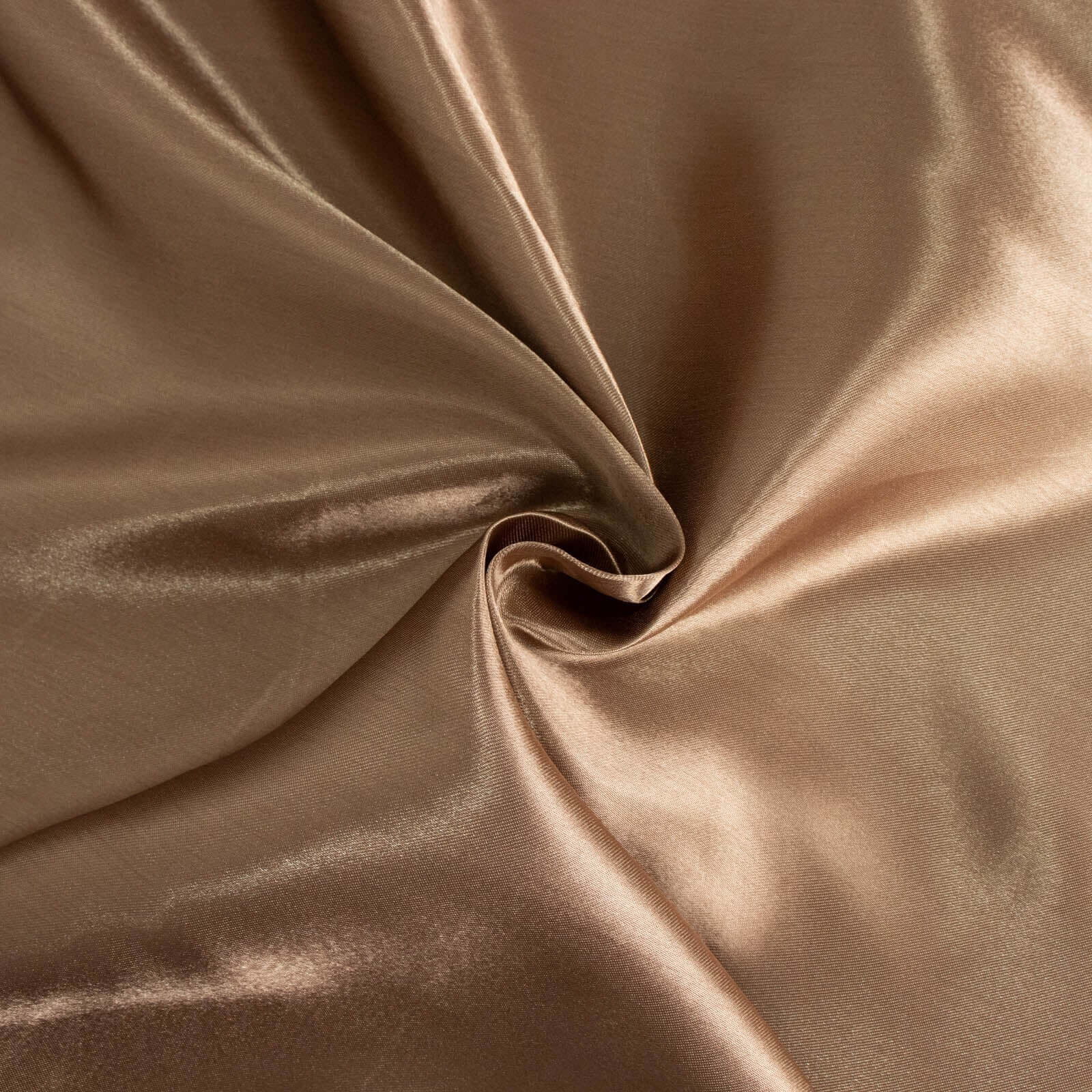 Satin 72"x72" Table Overlay Square Tablecloth Taupe - Smooth Finish Table Cover