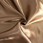 Satin Rectangular 60"x102" Tablecloth Taupe - Smooth and Lustrous Table Cover