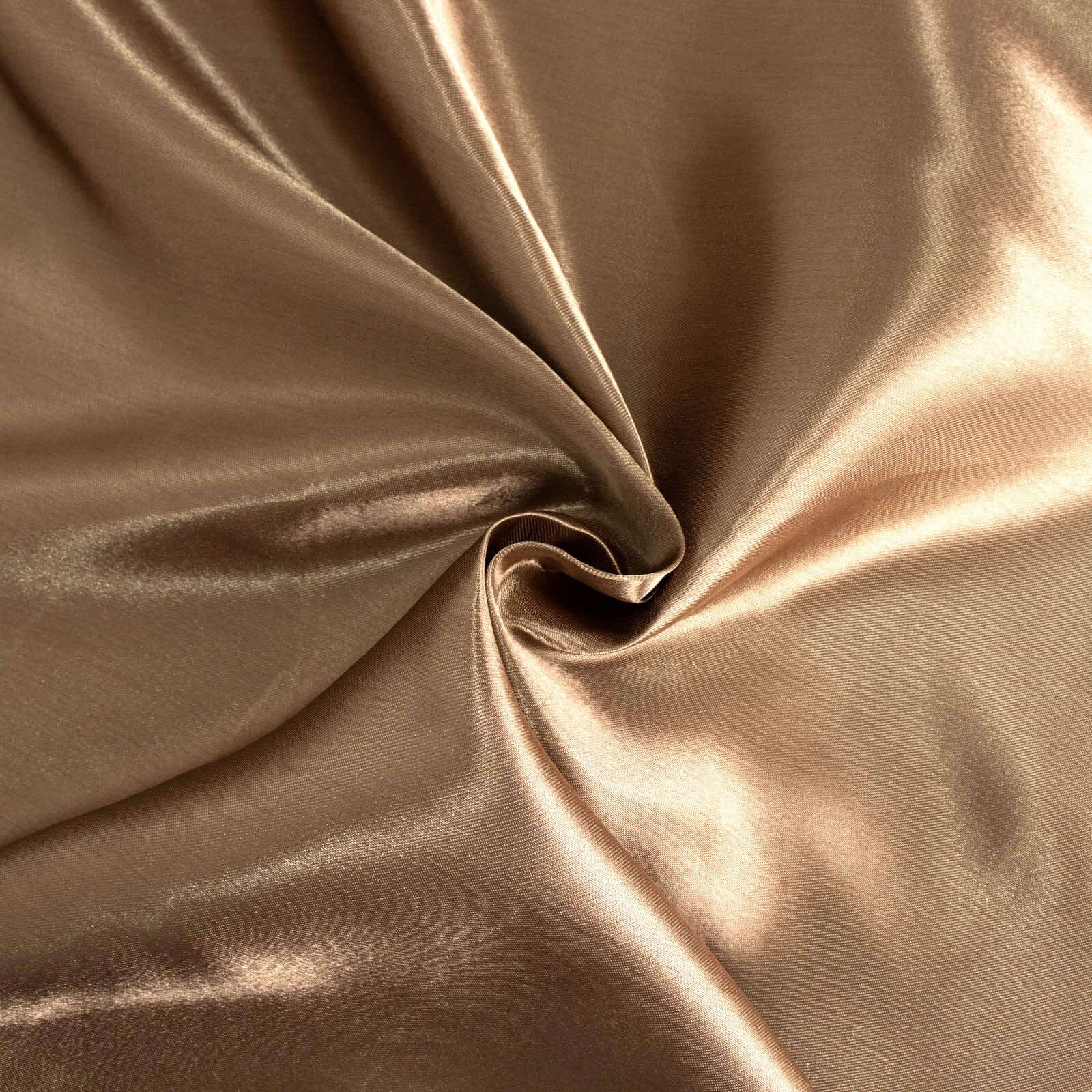 Satin Rectangular 60"x102" Tablecloth Taupe - Smooth and Lustrous Table Cover