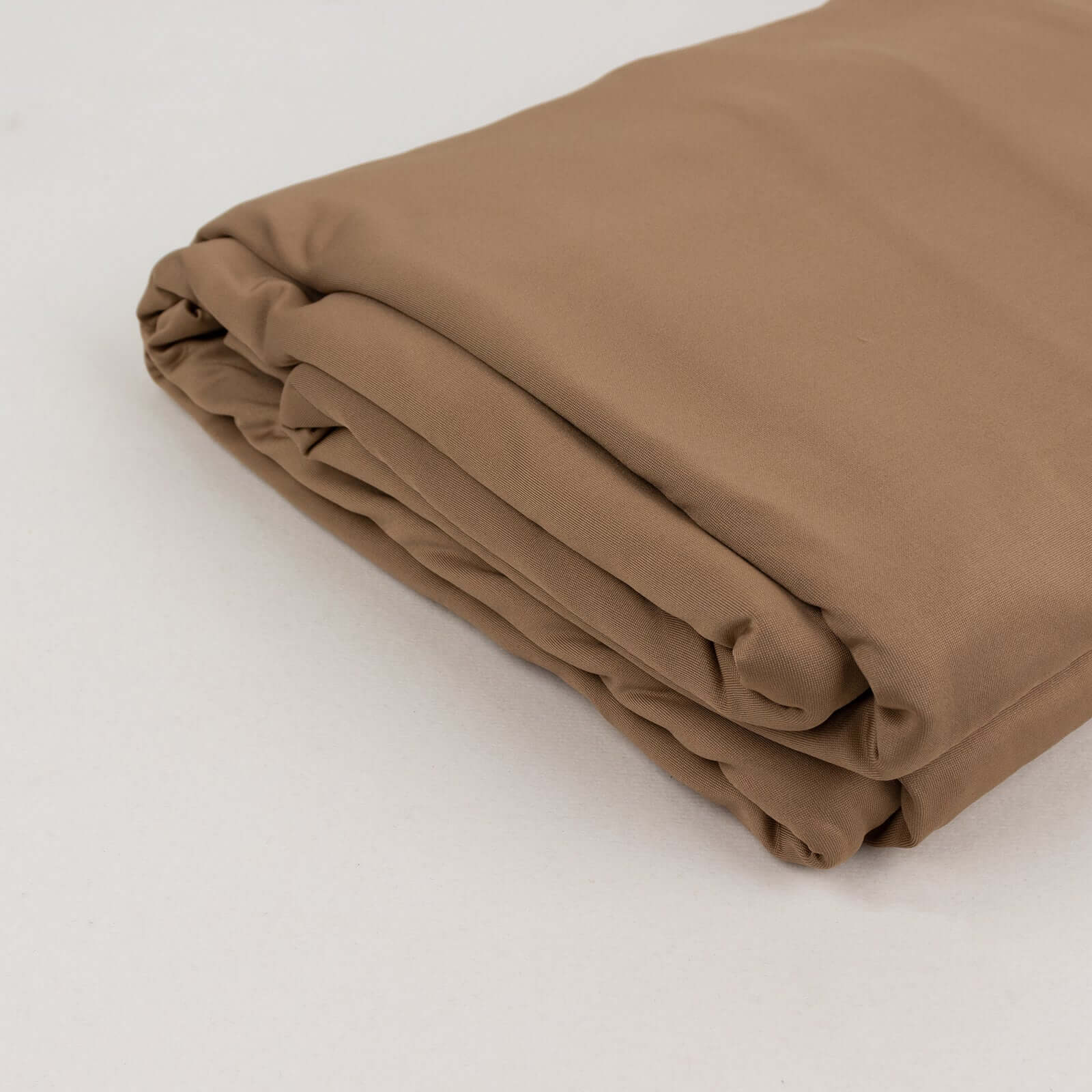 Taupe Spandex 4 - Way Stretch Fabric Roll, DIY Craft Fabric Bolt - 60"x10 Yards - Bell Racket Store