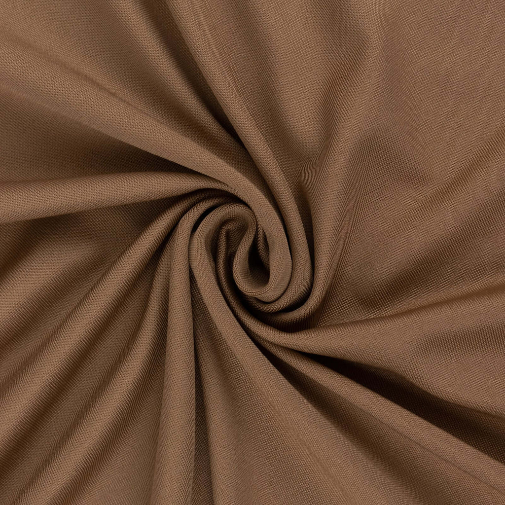 Taupe Spandex 4 - Way Stretch Fabric Roll, DIY Craft Fabric Bolt - 60"x10 Yards - Bell Racket Store