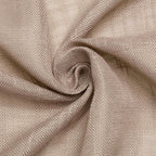 Faux Linen 12"x108" Table Runner Taupe - Slubby Textured & Wrinkle Resistant Table Decor