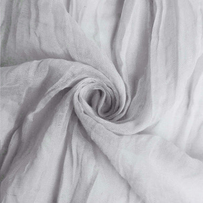 5 Pack Gauze Cheesecloth 24"x19" Napkins Silver Reusable Dinner Napkins