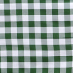 Polyester 60"x102" Rectangle Tablecloth White/Green - Checkered Buffalo Plaid Table Cover