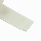 2 Pack 6yd Ivory Silk-Like Chiffon Linen Ribbon Roll For Bouquets, Wedding Invitations Gift Wrapping
