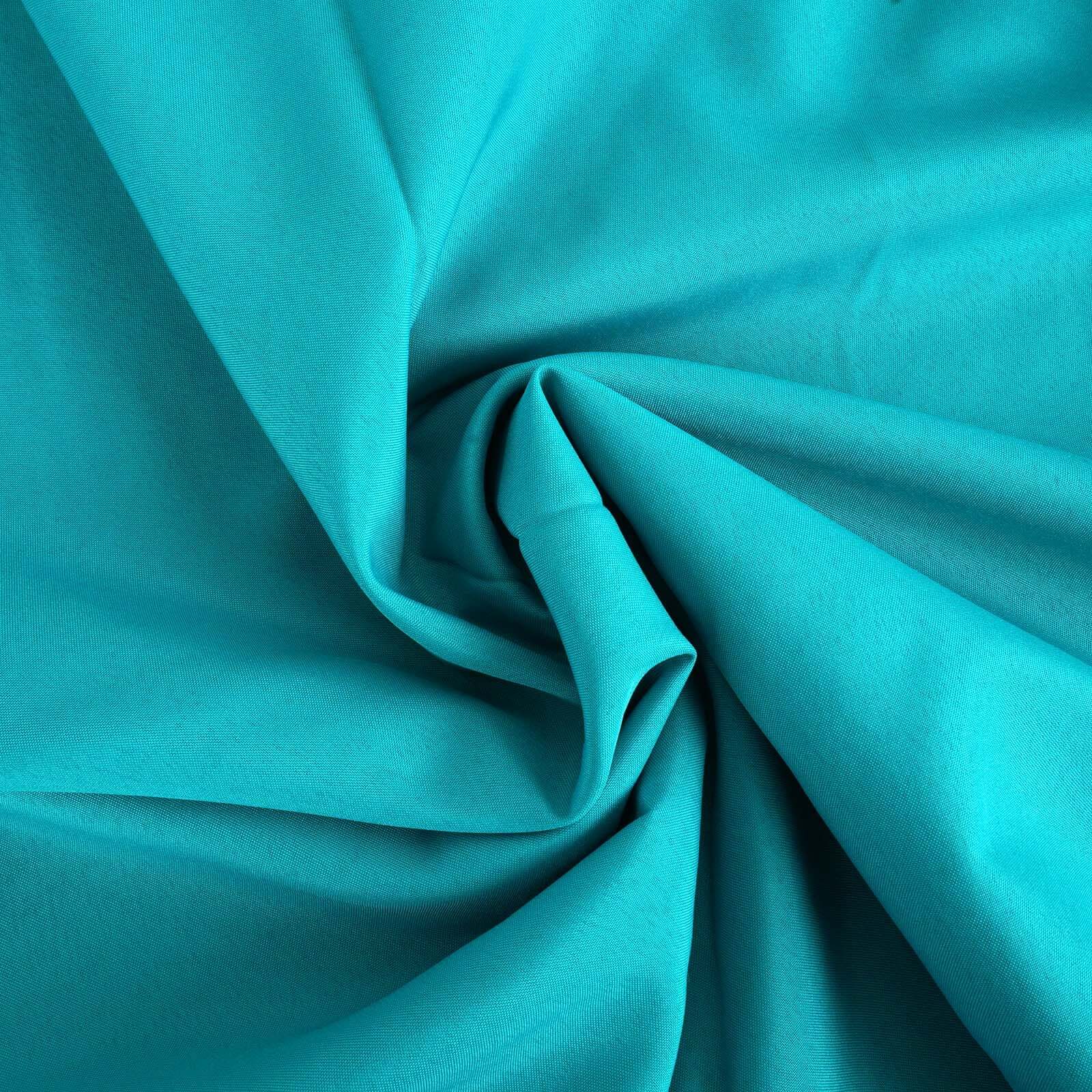 Polyester 72"x120" Rectangle Tablecloth Turquoise - Durable and Stylish Table Cover