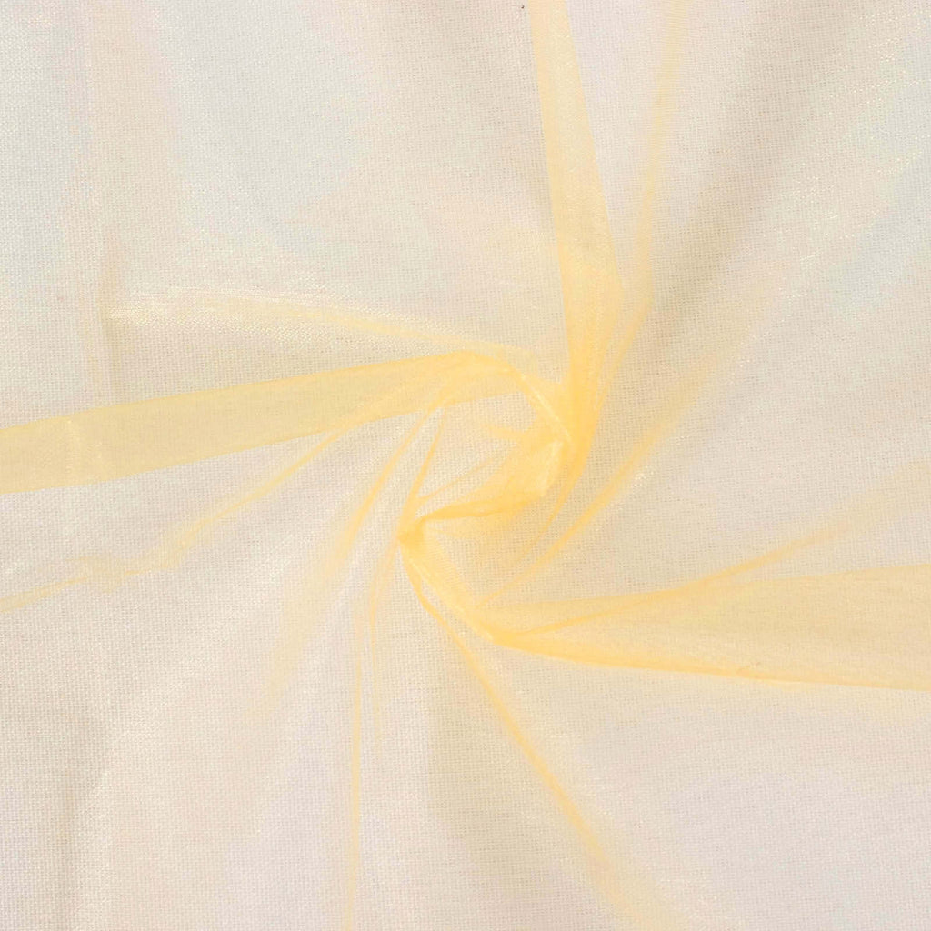 10 Pack Organza 23"x23" Napkins Gold - Exquisite Sheer Cloth Napkins for Formal & Casual Events