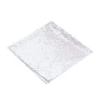 Sequin 20"x20" Napkin White - Shimmering Decorative Dinner Napkin for Weddings & Events