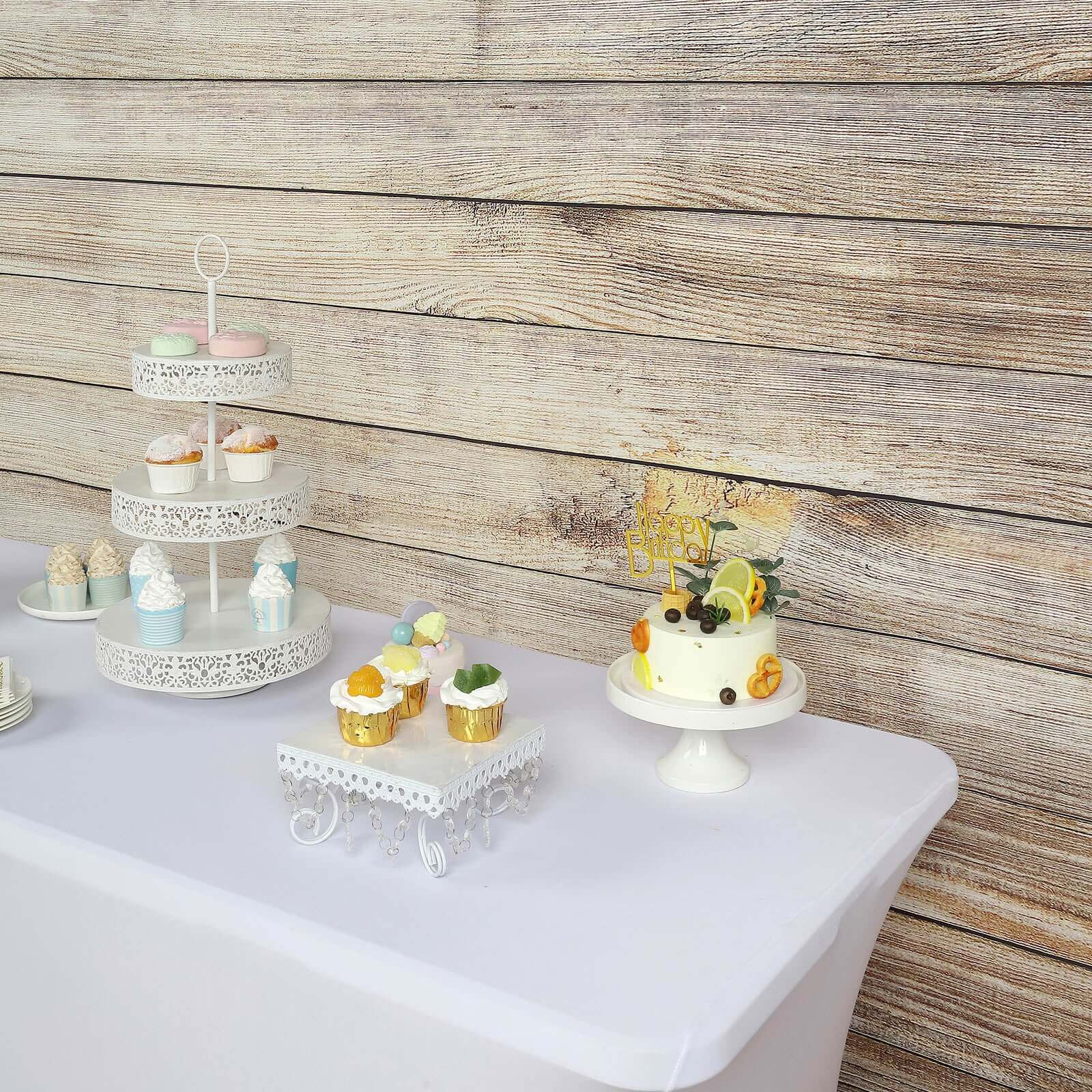 8ftx8ft Natural Vintage Wood Panels Print Vinyl Photography Backdrop, Photo Shoot Background