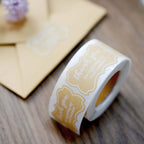 500Pcs 1.5" Thank You for Supporting My Small Business Stickers Roll, Labels for DIY Envelope Seals