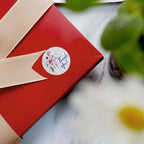 500Pcs 1" Thank You Rustic Floral Boho Chic Stickers Roll, Labels For DIY Envelope Seal - Round