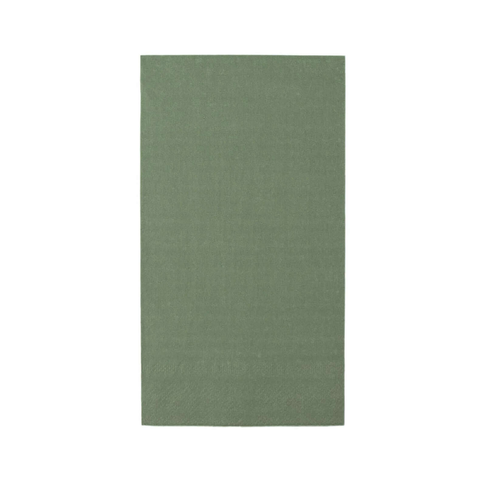 50-Pack Paper Napkins Dusty Sage Green - Soft Disposable 2-Ply Dinner Napkins for Weddings