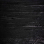 Taffeta 120" Round Tablecloth Black - Seamless Accordion Crinkle Design for Stylish Occasions