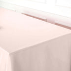 Polyester 60"x102" Rectangle Tablecloth Blush - Durable and Stylish Table Cover