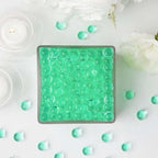 200-250 Pcs Water Gel Beads Vase Filler Apple Green - Small Nontoxic Jelly Balls for Floating Candles & Floral Displays
