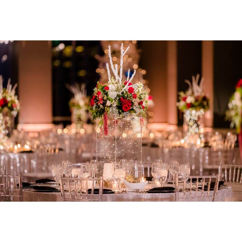 12" Clear Mirrored Acrylic Display Box, Transparent Pedestal Riser with Interchangeable Lid and Base