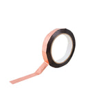 100 Yds 3/4" Rose Gold Metallic Film Tape Adhesive, DIY Floral Wrap Craft Decor Tape - Polyester with Acrylic