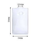 3-Pack Glass Wall Vase Hanging Trapezoid Design Indoor Planters - Modern Wall Mounted Terrariums for Living Spaces