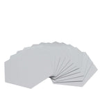 12 Pack Hexagon Acrylic Mirror Wall Stickers, 7" Removable Wall Decals For Home Decor