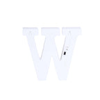 3D Marquee Letter "W" Warm White 8 LED Lights Gold - Chic Light-Up Decor for Events 6"