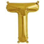 13inch Matte Gold Mylar Foil Letter  Balloons