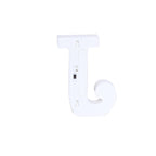 3D Marquee Letter "J" Warm White 4 LED Lights Gold - Chic Light-Up Decor for Events 6"