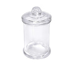 12-Pack Candy Jars Disposable Design with Clear Lids - Plastic Goodie Containers for Parties 3.5"