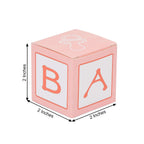 25 Pack 2" Pink Baby Shower Party Favor Candy Gift Boxes