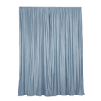 2 Pack Dusty Blue Scuba Polyester Event Curtain Drapes, Durable Flame Resistant Backdrop Event Panels Wrinkle Free with Rod Pockets - 10ftx10ft