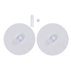 2-Tier Acrylic Round Cake Stand Set Clear - Chic Versatile Cupcake Holder Dessert Display Pedestal for Wedding Buffet & Catering Displays 16"