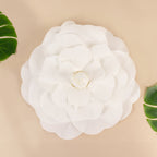 2 Pack 20" Large White Real Touch Artificial Foam DIY Craft Roses