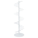 Champagne Glass Holder Tower Clear Acrylic Spiral Design - Flute Display Rack Cocktail Tree Stand with 40 Holders for Professional & Home Use 4.5ft